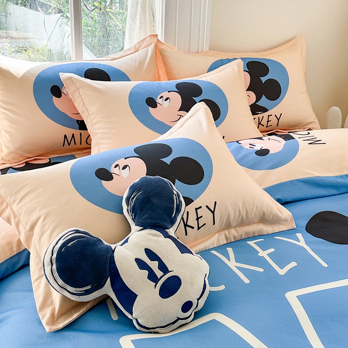 91家纺网 家纺一手货源 找家纺 眷恋家纺 2025秋冬加厚全棉生态磨毛卡通三件套四件套 少年奇奇