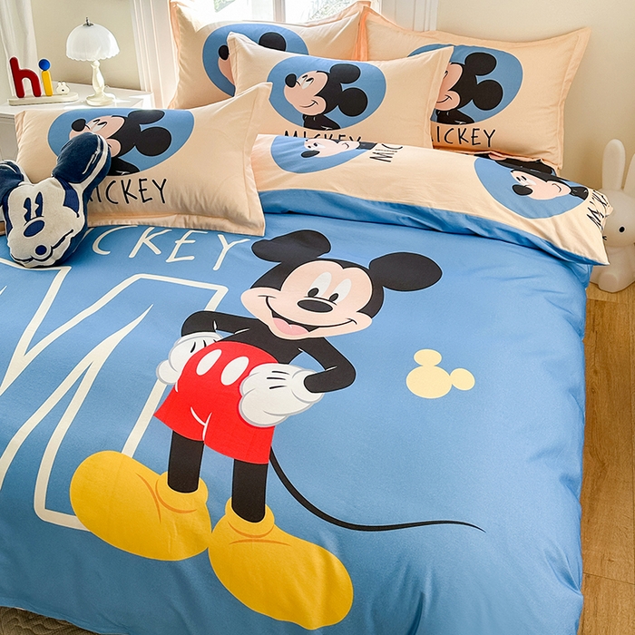 91家纺网 家纺一手货源 找家纺 眷恋家纺 2025秋冬加厚全棉生态磨毛卡通三件套四件套 少年奇奇