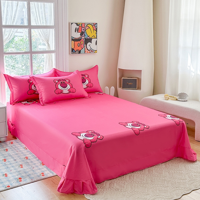 91家纺网 家纺一手货源 找家纺 （总2）眷恋家纺 2025秋冬加厚全棉生态磨毛卡通三件套四件套