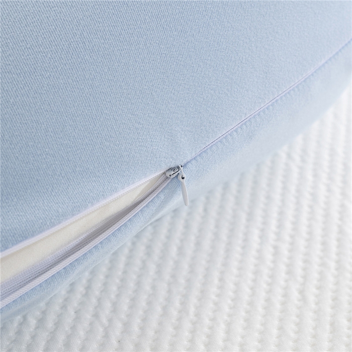 91家纺网 家纺一手货源 找家纺 昕科 2025秋冬升级德绒-海马记忆棉睡觉长抱枕头孕妇枕长条波浪抱枕芯 德绒海马粉-秋冬德绒海马长抱枕