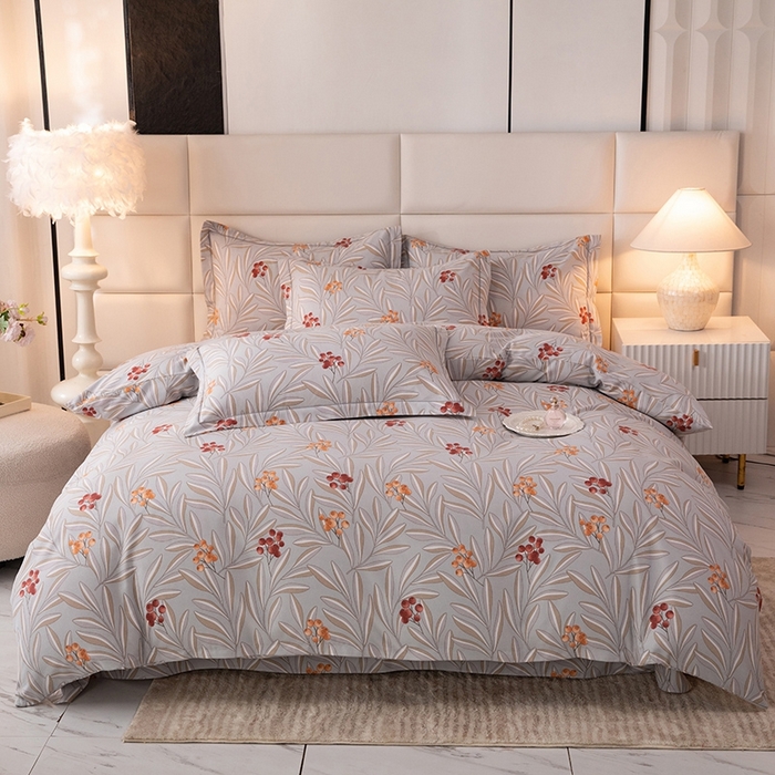 91家纺网 家纺一手货源 找家纺 （总）幸嘉轩 2025新款全棉纯棉喷气加厚磨毛四件套-系列五