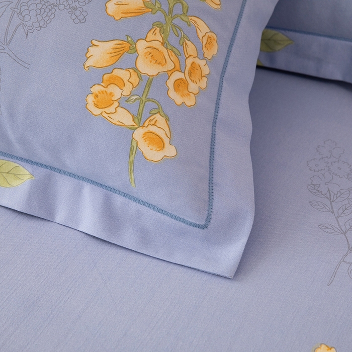 91家纺网 家纺一手货源 找家纺 幸嘉轩 2025新款全棉纯棉喷气加厚磨毛四件套-系列五 静享花开