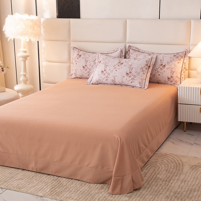 91家纺网 家纺一手货源 找家纺 幸嘉轩 2025新款全棉纯棉喷气加厚磨毛四件套-系列五 香榭花园