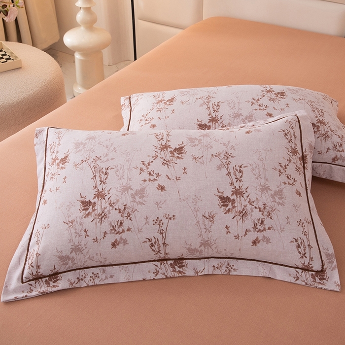 91家纺网 家纺一手货源 找家纺 幸嘉轩 2025新款全棉纯棉喷气加厚磨毛四件套-系列五 香榭花园