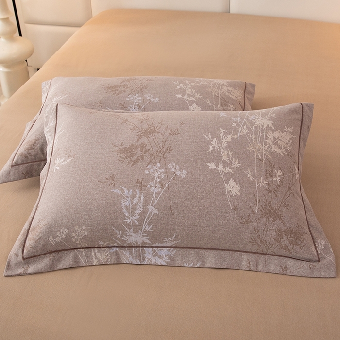 91家纺网 家纺一手货源 找家纺 幸嘉轩 2025新款全棉纯棉喷气加厚磨毛四件套-系列五 墨染芳华