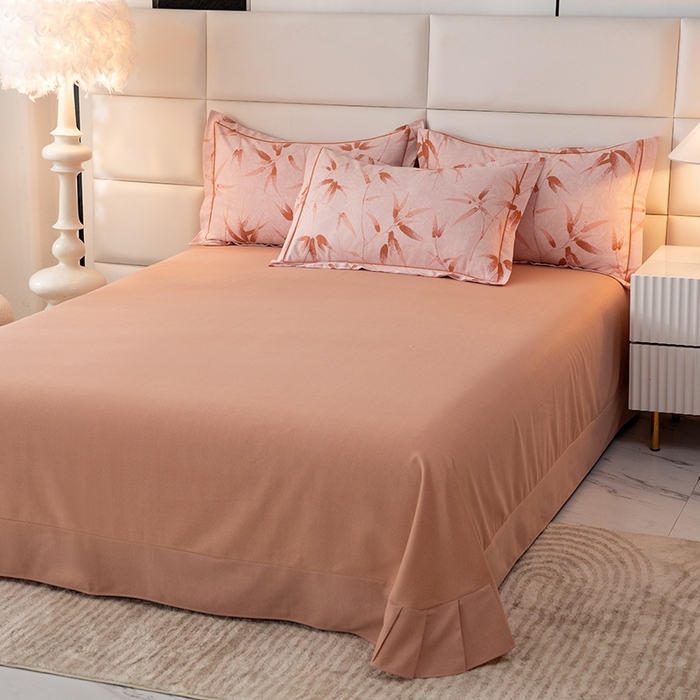 91家纺网 家纺一手货源 找家纺 幸嘉轩 2025新款全棉纯棉喷气加厚磨毛四件套-系列五 竹林深深