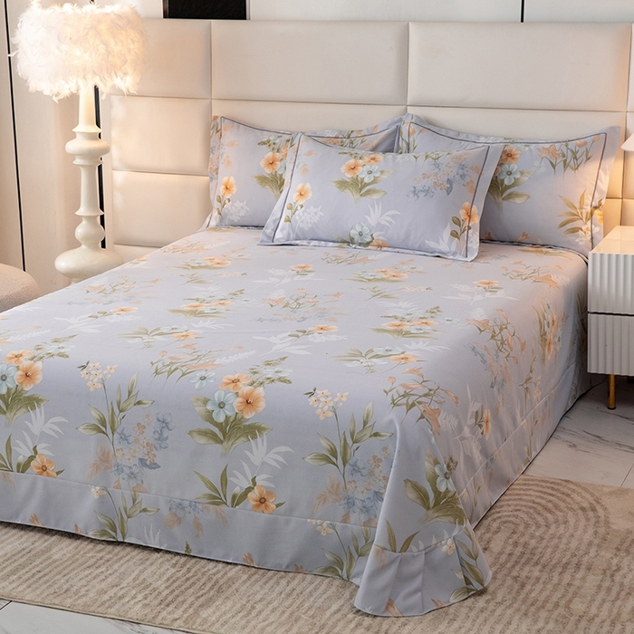 91家纺网 家纺一手货源 找家纺 幸嘉轩 2025新款全棉纯棉喷气加厚磨毛四件套-系列五 诗情画意