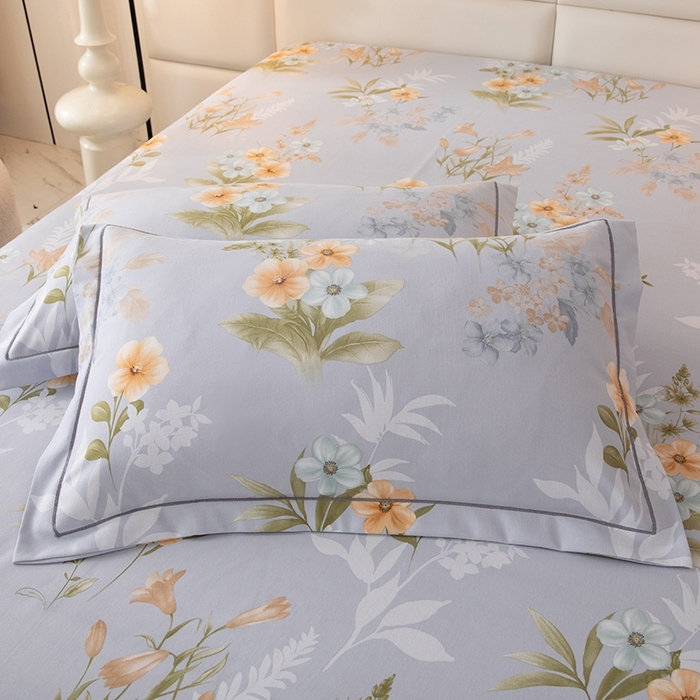 91家纺网 家纺一手货源 找家纺 幸嘉轩 2025新款全棉纯棉喷气加厚磨毛四件套-系列五 诗情画意