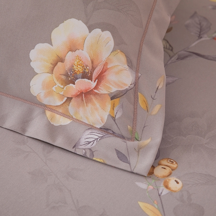 91家纺网 家纺一手货源 找家纺 幸嘉轩 2025新款全棉纯棉喷气加厚磨毛四件套-系列五 灿烂花季