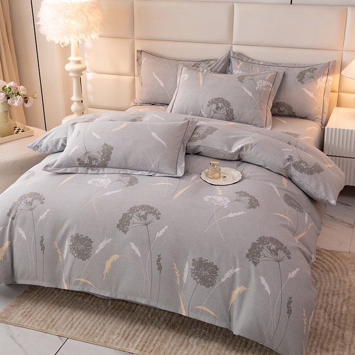 91家纺网 家纺一手货源 找家纺 幸嘉轩 2025新款全棉纯棉喷气加厚磨毛四件套-系列五 普罗旺斯