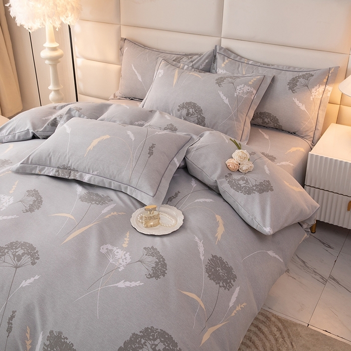 91家纺网 家纺一手货源 找家纺 幸嘉轩 2025新款全棉纯棉喷气加厚磨毛四件套-系列五 普罗旺斯