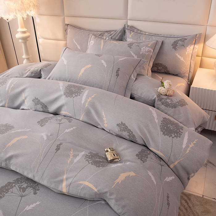 91家纺网 家纺一手货源 找家纺 幸嘉轩 2025新款全棉纯棉喷气加厚磨毛四件套-系列五 普罗旺斯