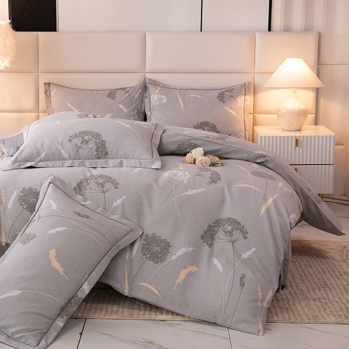 91家纺网 家纺一手货源 找家纺 幸嘉轩 2025新款全棉纯棉喷气加厚磨毛四件套-系列五 普罗旺斯