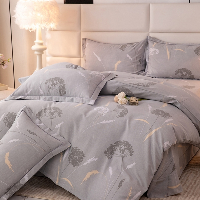 91家纺网 家纺一手货源 找家纺 幸嘉轩 2025新款全棉纯棉喷气加厚磨毛四件套-系列五 普罗旺斯