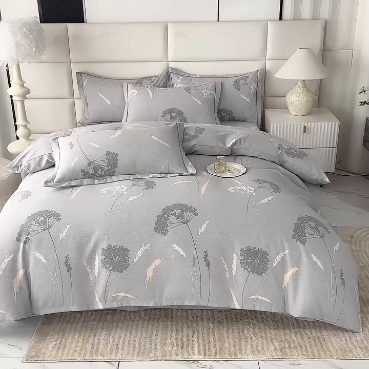 91家纺网 家纺一手货源 找家纺 幸嘉轩 2025新款全棉纯棉喷气加厚磨毛四件套-系列五 普罗旺斯