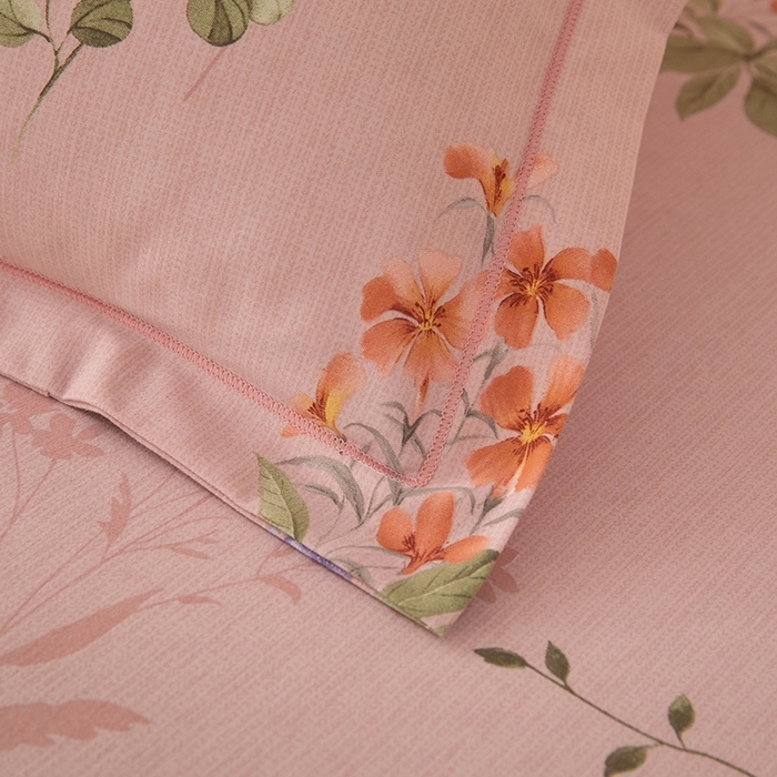 91家纺网 家纺一手货源 找家纺 幸嘉轩 2025新款全棉纯棉喷气加厚磨毛四件套-系列五 美艳动人