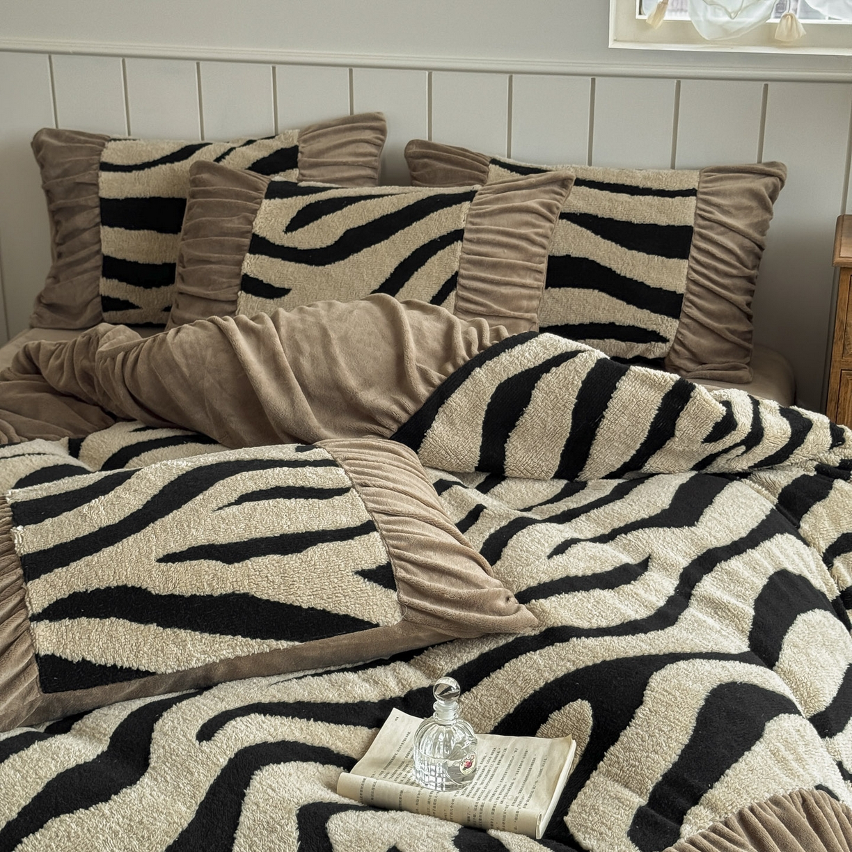 91家纺网 家纺一手货源 找家纺 （总）新印象 2025新款法式阳离子绒保暖床盖四件套