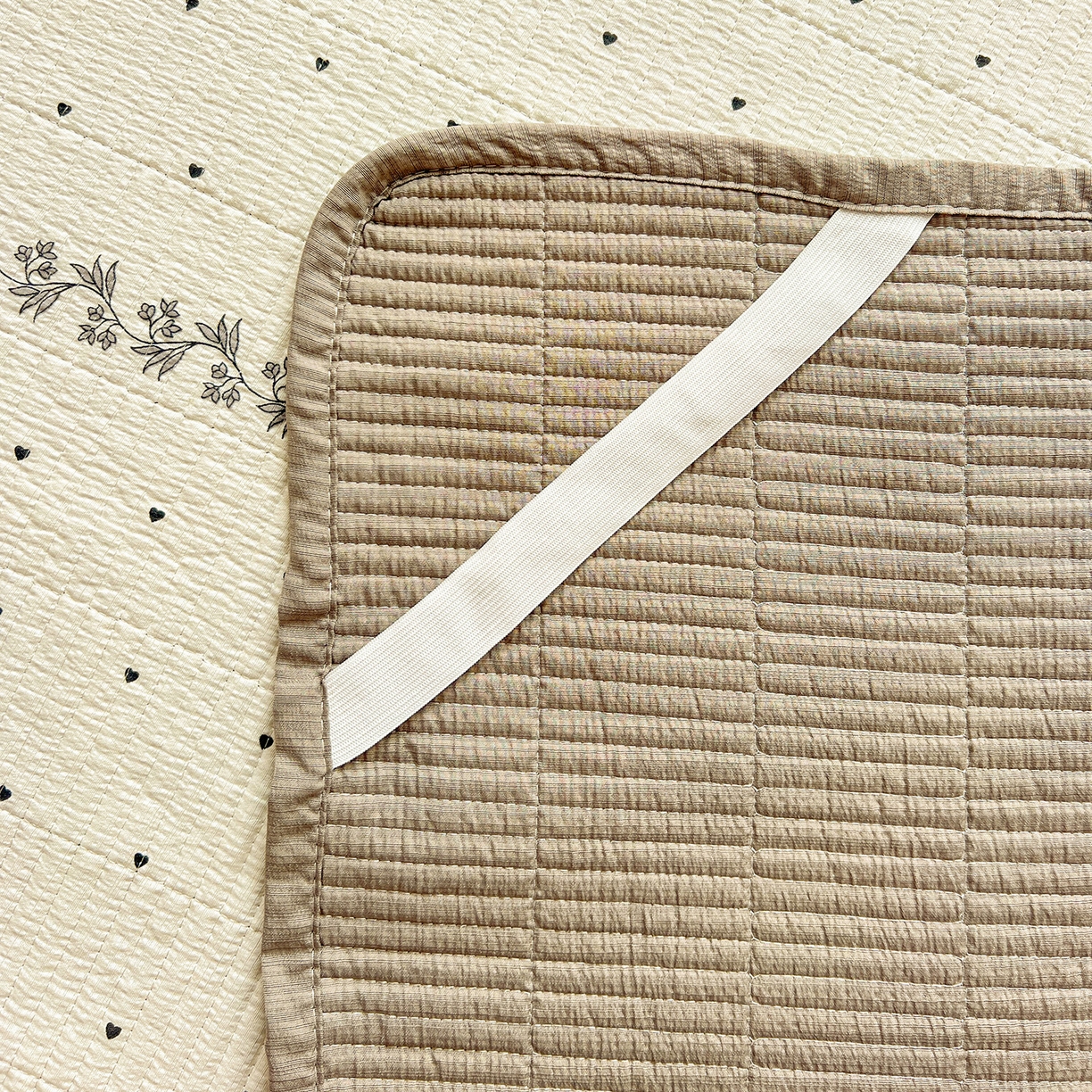 91家纺网 家纺一手货源 找家纺 （总）暖芯优选 2025新款木棉印花床盖三件套