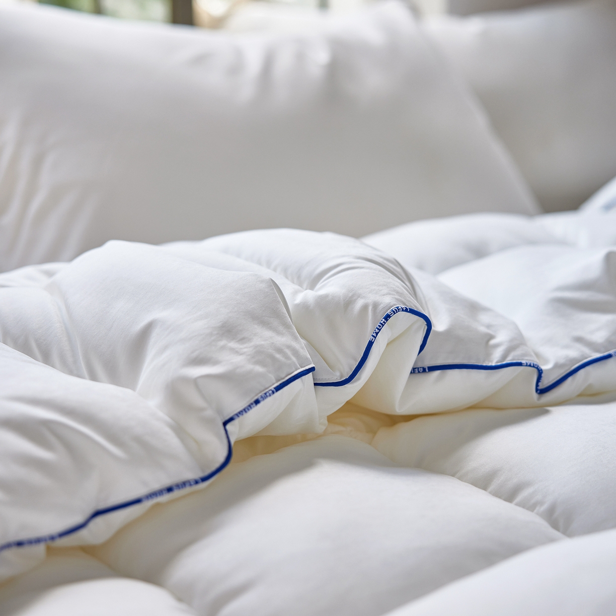 91家纺网 家纺一手货源 找家纺 （总）莱福仕家纺 2025新款舒肤盾面包格10A中科抗菌被被子被芯