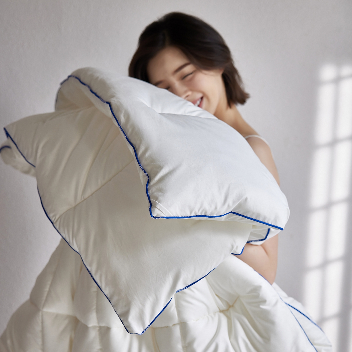 91家纺网 家纺一手货源 找家纺 （总）莱福仕家纺 2025新款舒肤盾面包格10A中科抗菌被被子被芯