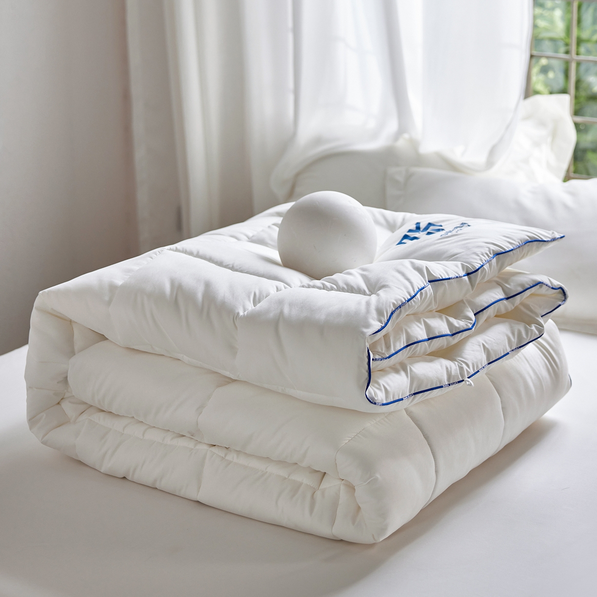 91家纺网 家纺一手货源 找家纺 （总）莱福仕家纺 2025新款舒肤盾面包格10A中科抗菌被被子被芯