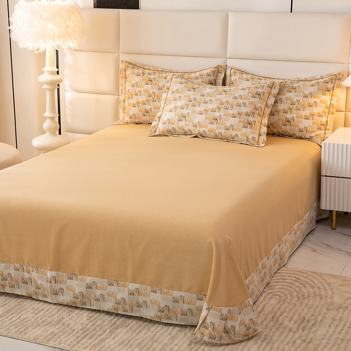 91家纺网 家纺一手货源 找家纺 幸嘉轩 2025新款全棉纯棉喷气加厚磨毛四件套-系列五 无以伦比