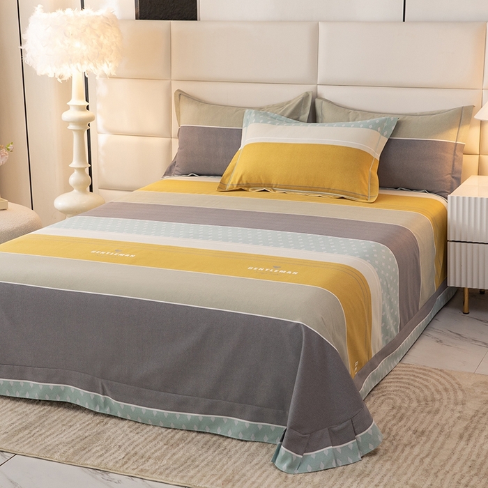 91家纺网 家纺一手货源 找家纺 幸嘉轩 2025新款全棉纯棉喷气加厚磨毛四件套-系列五 奥丽莎