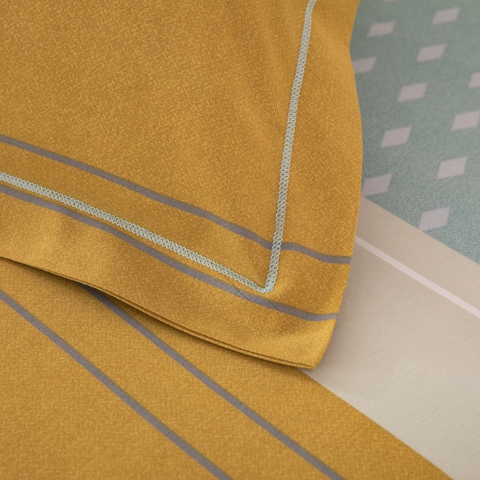 91家纺网 家纺一手货源 找家纺 幸嘉轩 2025新款全棉纯棉喷气加厚磨毛四件套-系列五 奥丽莎