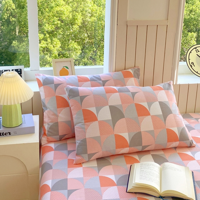 91家纺网 家纺一手货源 找家纺 （总）春皖家纺 2025新款原棉磨毛单枕套 枕套单件-风格一