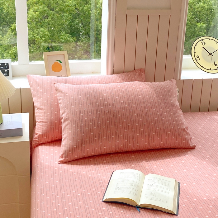 91家纺网 家纺一手货源 找家纺 （总）春皖家纺 2025新款原棉磨毛单枕套 枕套单件-风格一