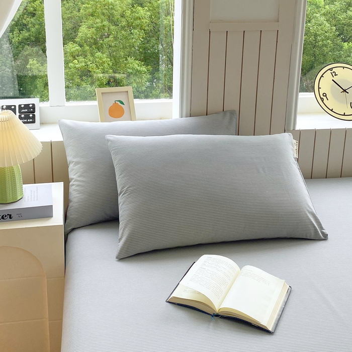 91家纺网 家纺一手货源 找家纺 （总）春皖家纺 2025新款原棉磨毛单枕套 枕套单件-风格一