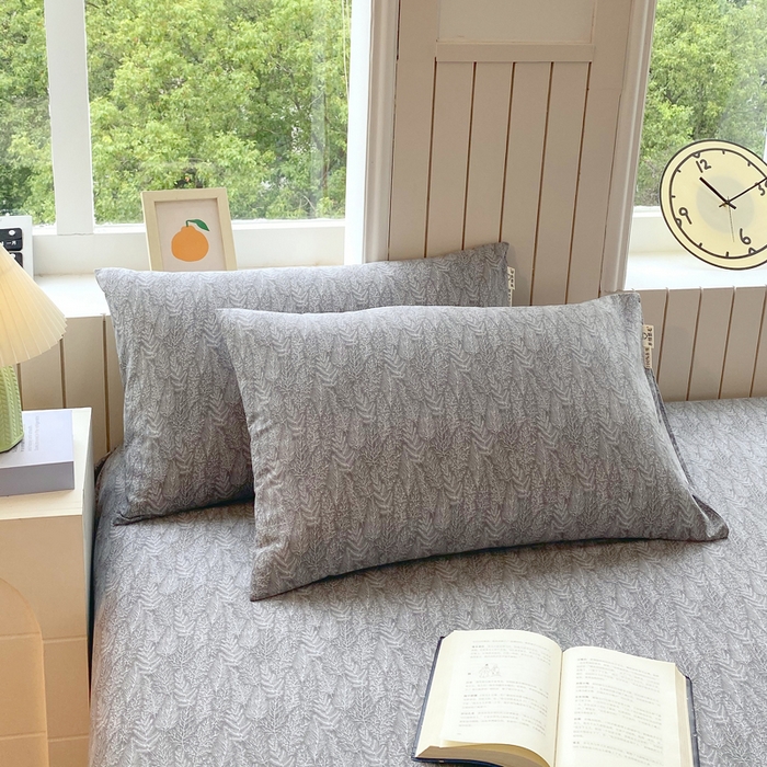 91家纺网 家纺一手货源 找家纺 （总）春皖家纺 2025新款原棉磨毛单枕套 枕套单件-风格一