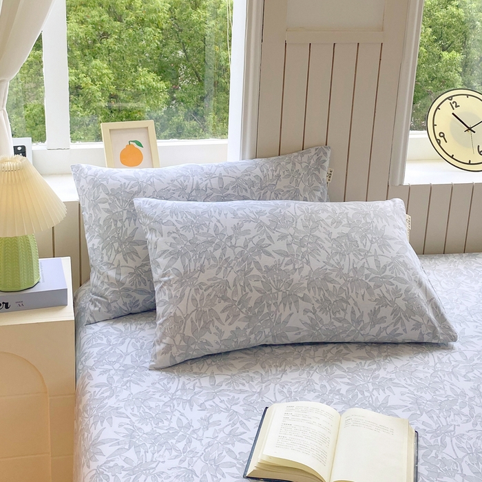 春皖家纺 2025新款原棉磨毛单枕套 枕套单件-风格一 恋影春天