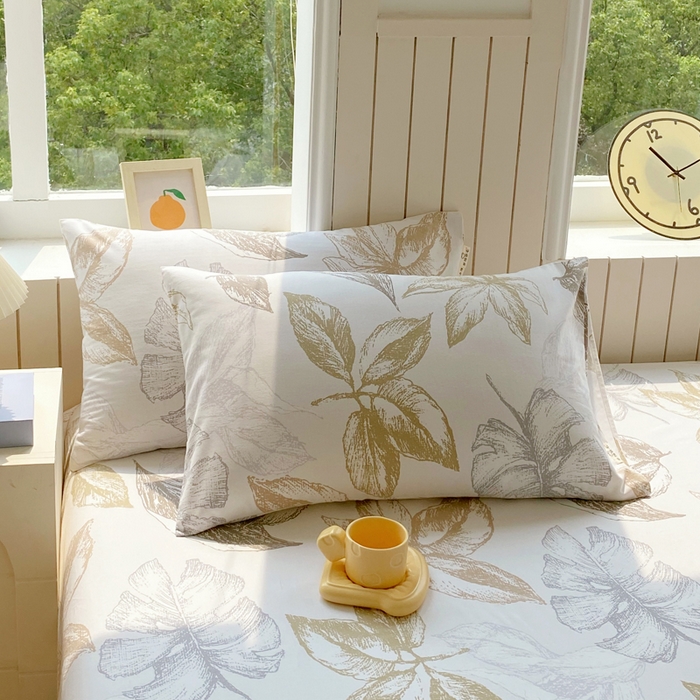 春皖家纺 2025新款原棉磨毛单枕套 枕套单件-风格一 留香