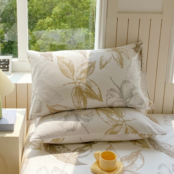 91家纺网 家纺一手货源 找家纺 春皖家纺 2025新款原棉磨毛单枕套 枕套单件-风格一 留香