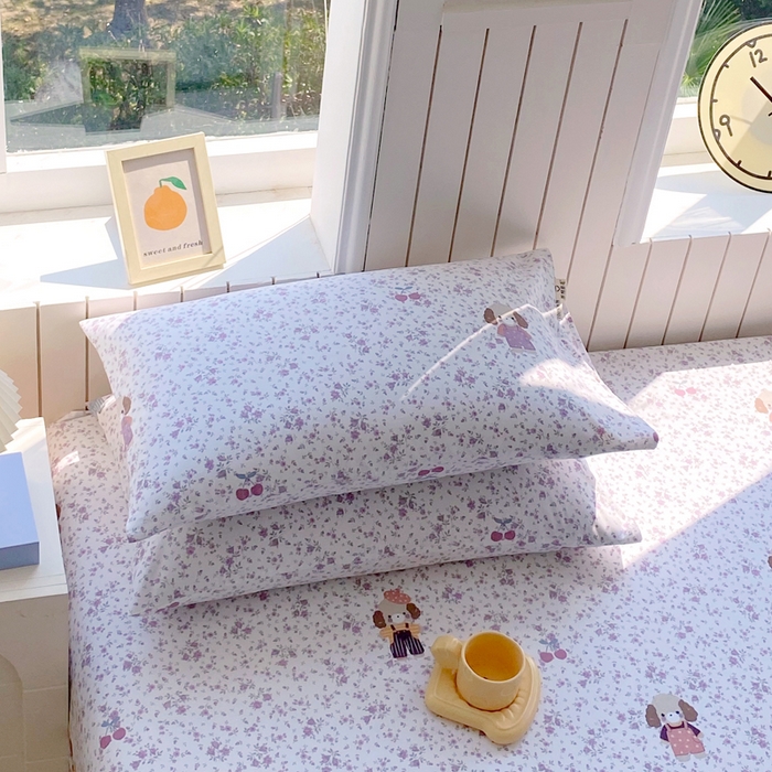 91家纺网 家纺一手货源 找家纺 春皖家纺 2025新款原棉磨毛单枕套 枕套单件-风格一 旺财