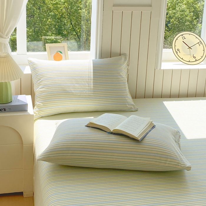 91家纺网 家纺一手货源 找家纺 春皖家纺 2025新款原棉磨毛单枕套 枕套单件-风格一 云水间