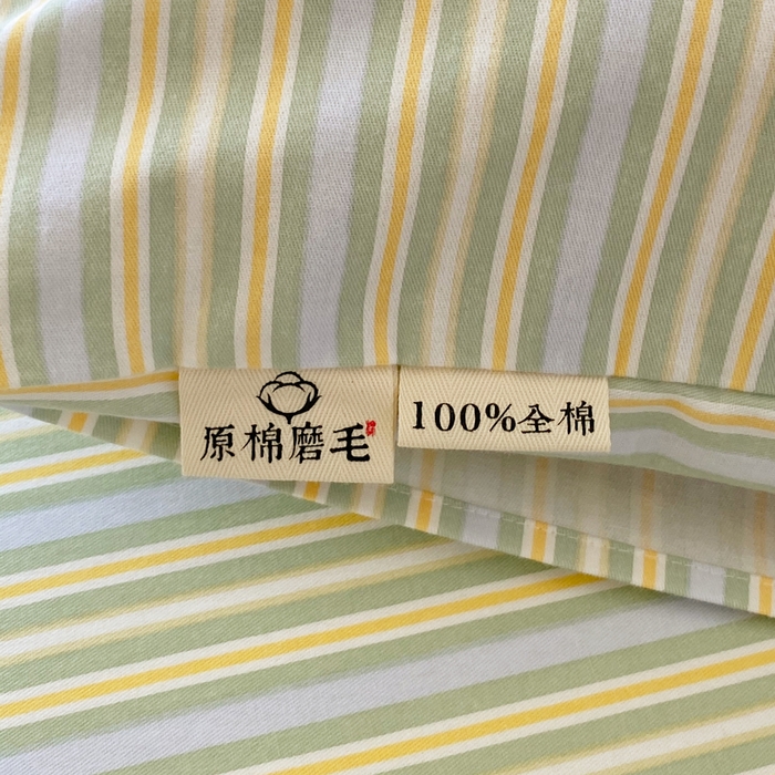 91家纺网 家纺一手货源 找家纺 春皖家纺 2025新款原棉磨毛单枕套 枕套单件-风格一 云水间