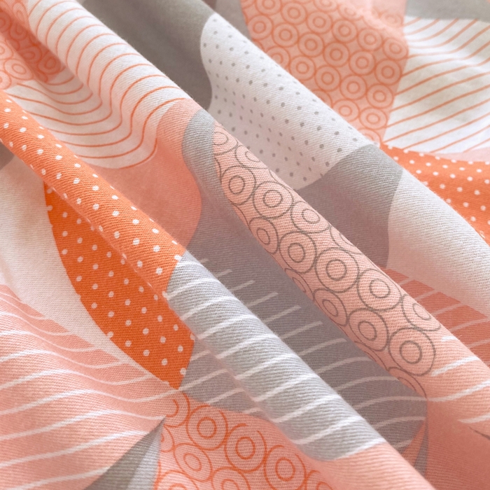 91家纺网 家纺一手货源 找家纺 春皖家纺 2026新款原棉磨毛单床笠 床笠单件-风格一 几何梦