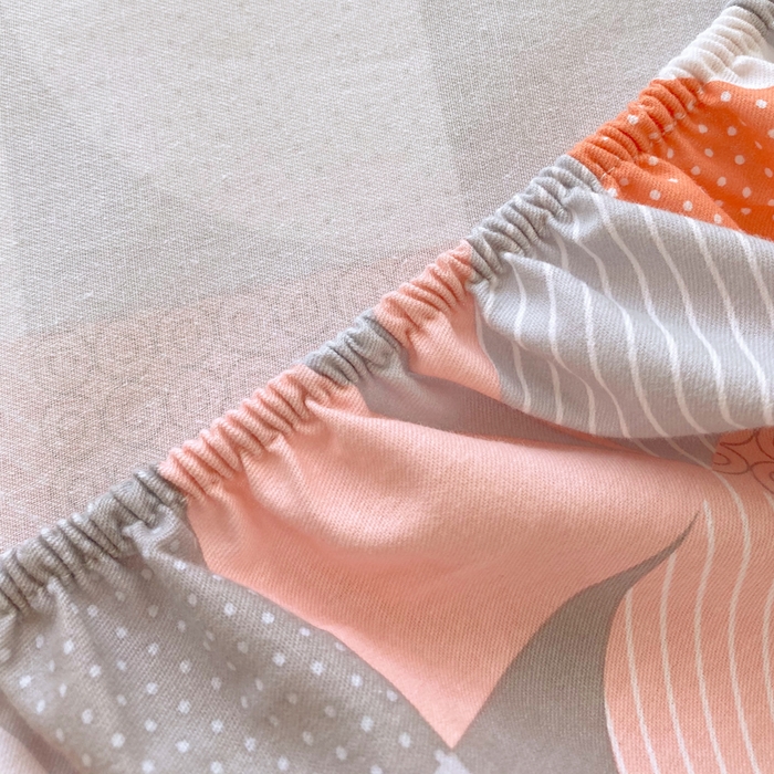 91家纺网 家纺一手货源 找家纺 春皖家纺 2026新款原棉磨毛单床笠 床笠单件-风格一 几何梦