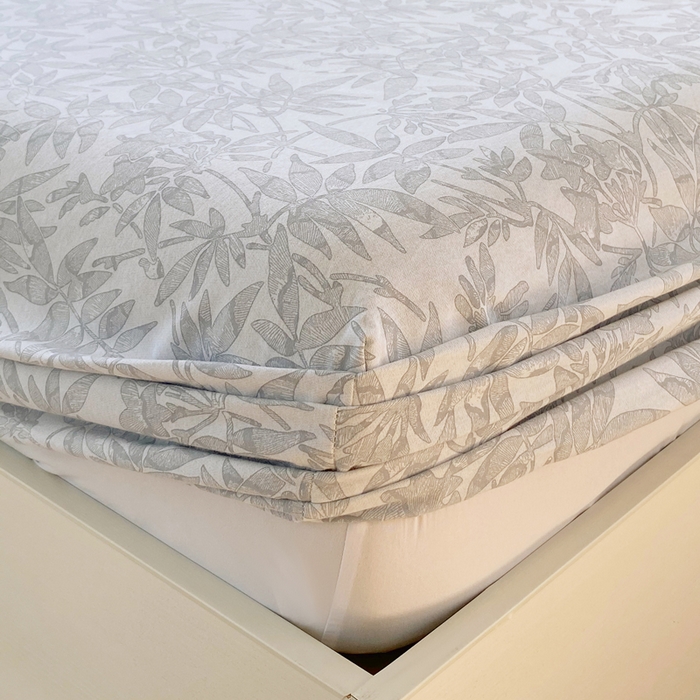 91家纺网 家纺一手货源 找家纺 春皖家纺 2026新款原棉磨毛单床笠 床笠单件-风格一 恋影春天