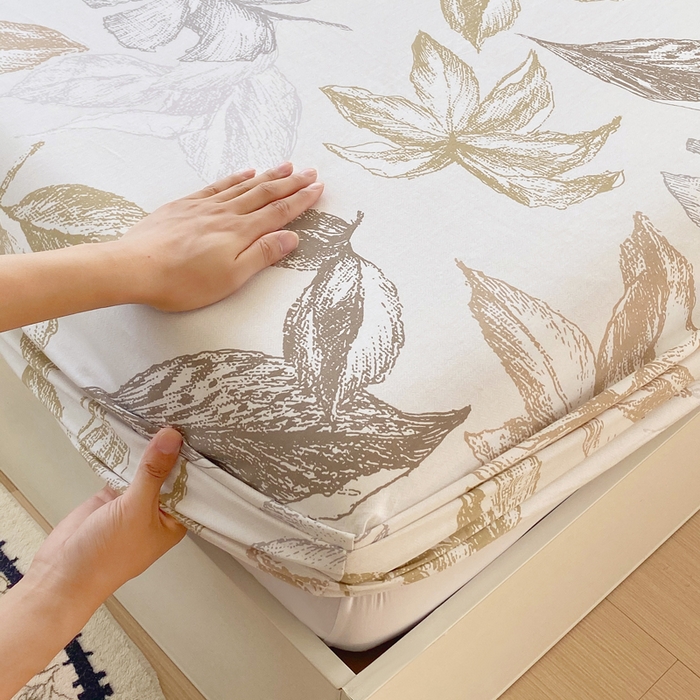 91家纺网 家纺一手货源 找家纺 春皖家纺 2025新款原棉磨毛单床笠 床笠单件-风格一 留香