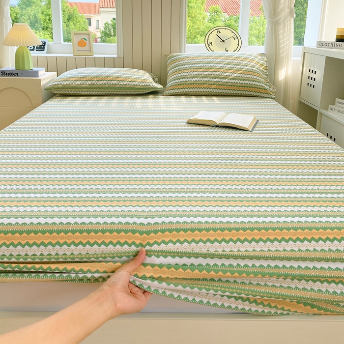 春皖家纺 2025新款原棉磨毛单床笠 床笠单件-风格一 拿坡里