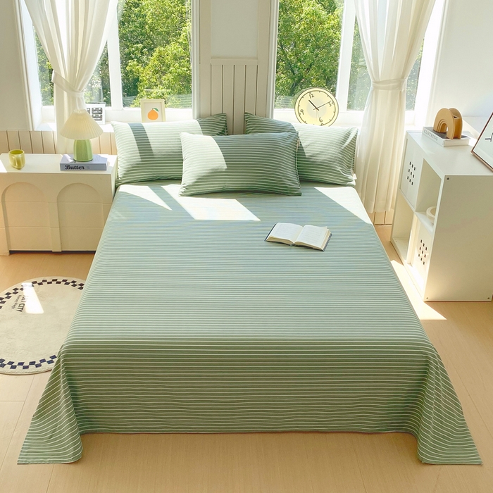 91家纺网 家纺一手货源 找家纺 （总）春皖家纺 2025新款原棉磨毛单床单 床单单件-风格一