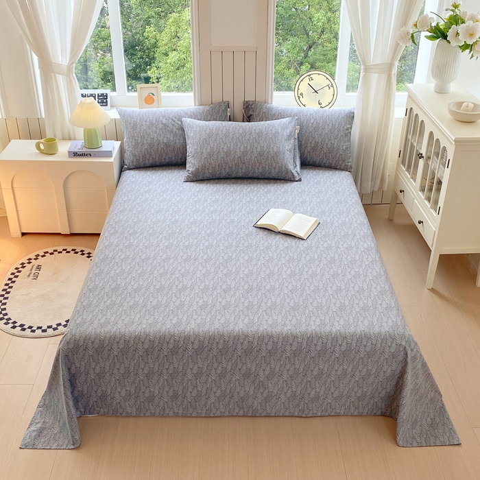 91家纺网 家纺一手货源 找家纺 （总）春皖家纺 2025新款原棉磨毛单床单 床单单件-风格一