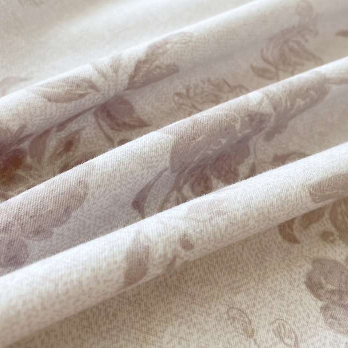 91家纺网 家纺一手货源 找家纺 春皖家纺 2025新款原棉磨毛单床单 床单单件-风格一 花庭悦舞