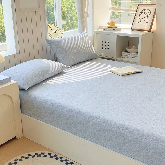 91家纺网 家纺一手货源 找家纺 春皖家纺 2025新款原棉磨毛单床笠 床笠单件-风格一 幸福里