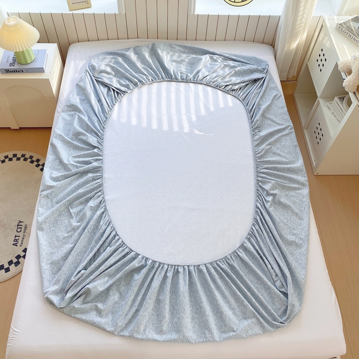 91家纺网 家纺一手货源 找家纺 春皖家纺 2025新款原棉磨毛单床笠 床笠单件-风格一 幸福里