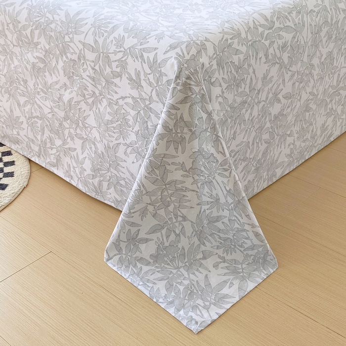 91家纺网 家纺一手货源 找家纺 春皖家纺 2025新款原棉磨毛单床单 床单单件-风格一 恋影春天