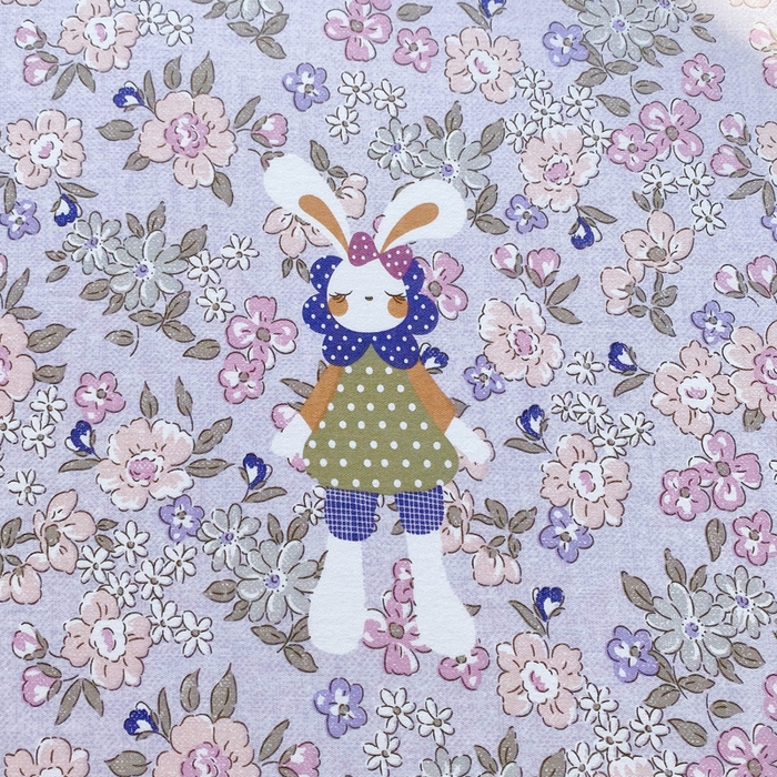 91家纺网 家纺一手货源 找家纺 春皖家纺 2025新款原棉磨毛单床单 床单单件-风格一 萌萌兔